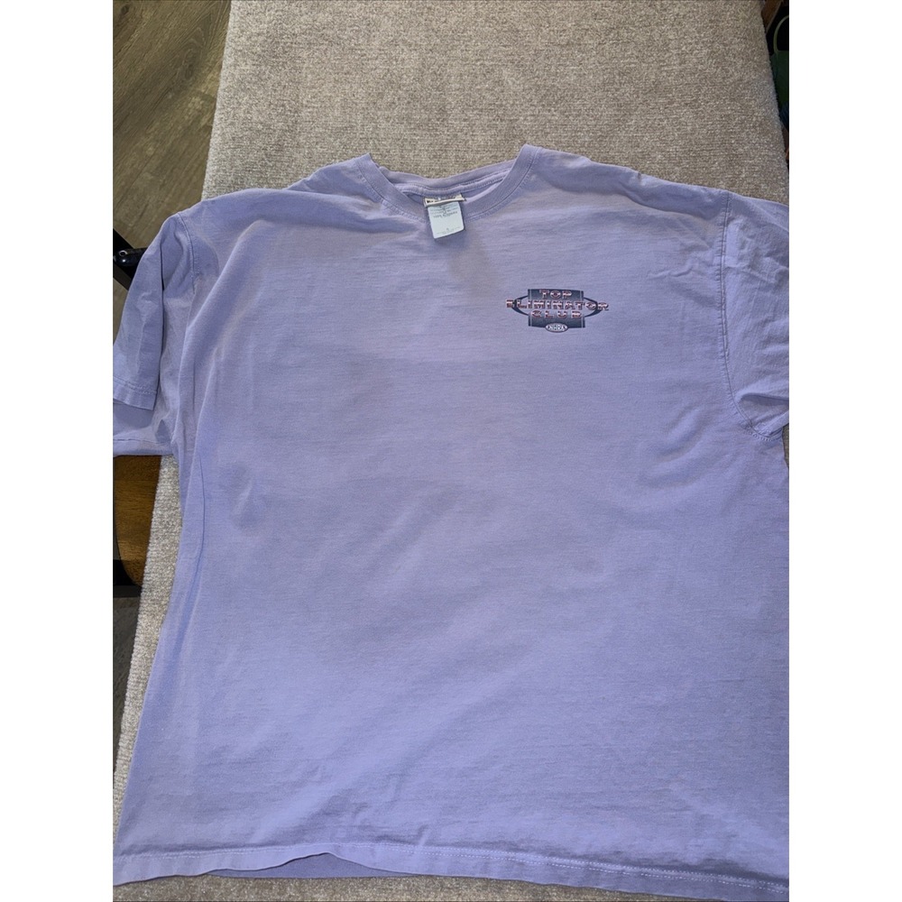 Top Eliminator Club NHRA Men's Size Xl Purple T-Shirt